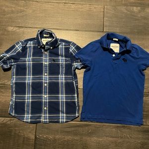 Abercrombie Kids Boys Shirt and Polo Size Large